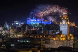 Spontane Reiseziele Neujahr Edinburgh