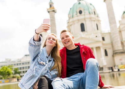 Studenten in Wien, Österreich