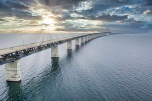 Sehenswürdigkeiten in Dänemark - Öresundbrücke