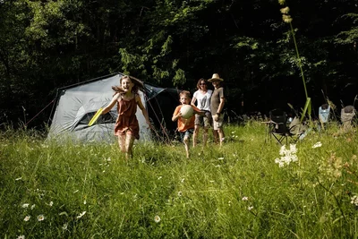 Stellplatz für Camping mit Kindern