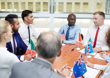 Arbeiten im Ausland - Meeting