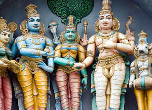 Reise nach Indien - Hindu Gottheiten in Madurai