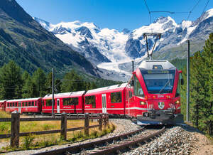 Reise in die Schweiz - Bernina Express