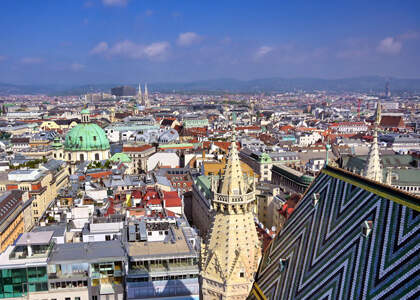 Studienstandort Wien - Skyline