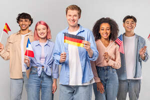 Junge Leute Work and Travel