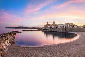 Die azurblaue Küste von Antibes