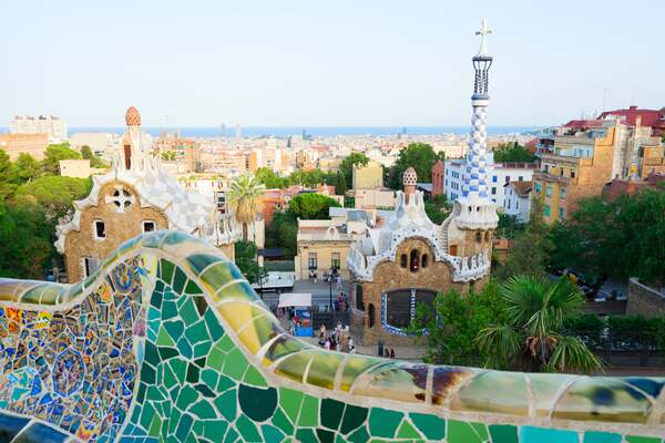 Sehenswürdigkeiten in Spanien - Park Güell in Barcelona Sehenswürdigkeiten in Spanien - Park Güell in Barcelona